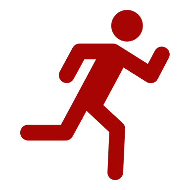 Person running icon