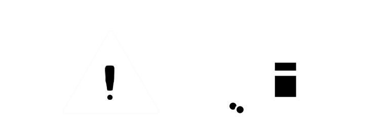 Drink, drugs and warning triangle