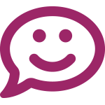 Comment smile icon
