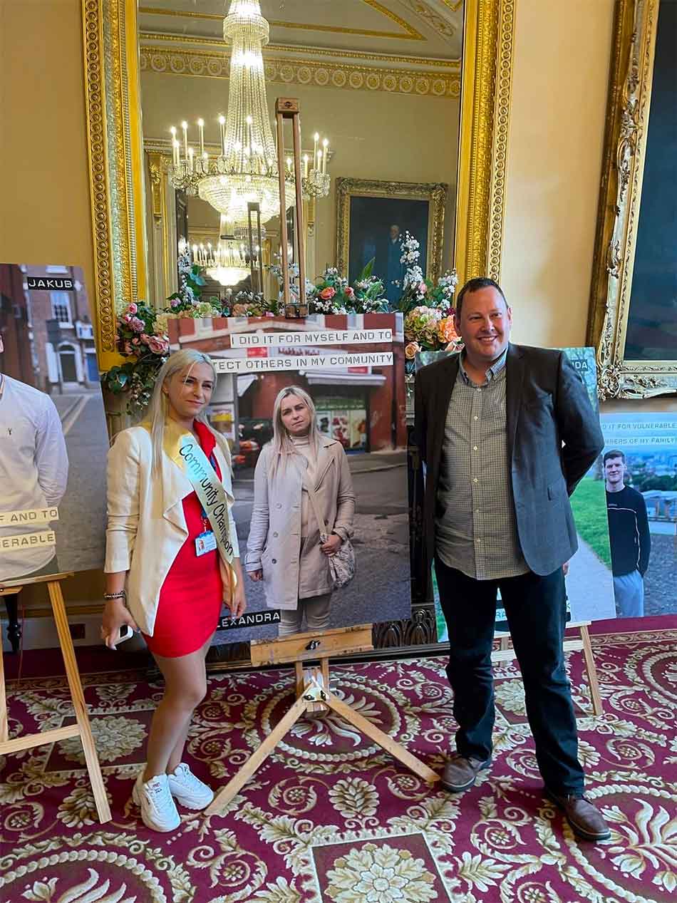 COVID-19 vaccine ambassador with Mathew Ashton, Director of Public Health